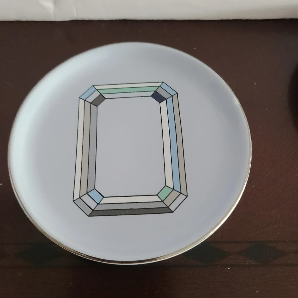 Kwiat jewelry set of 4 ceramic display plates